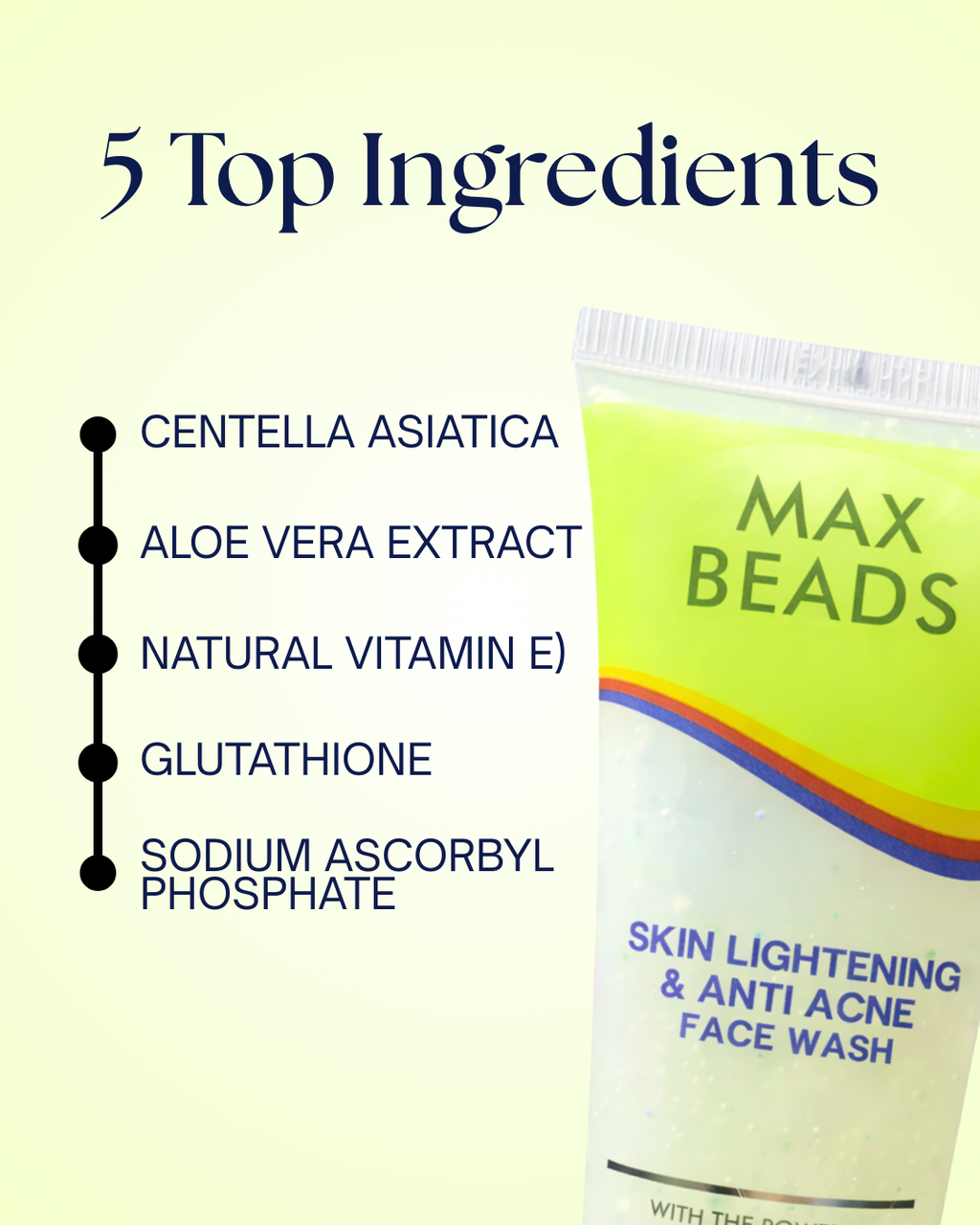 Max Beads - Anti Acne Face Wash