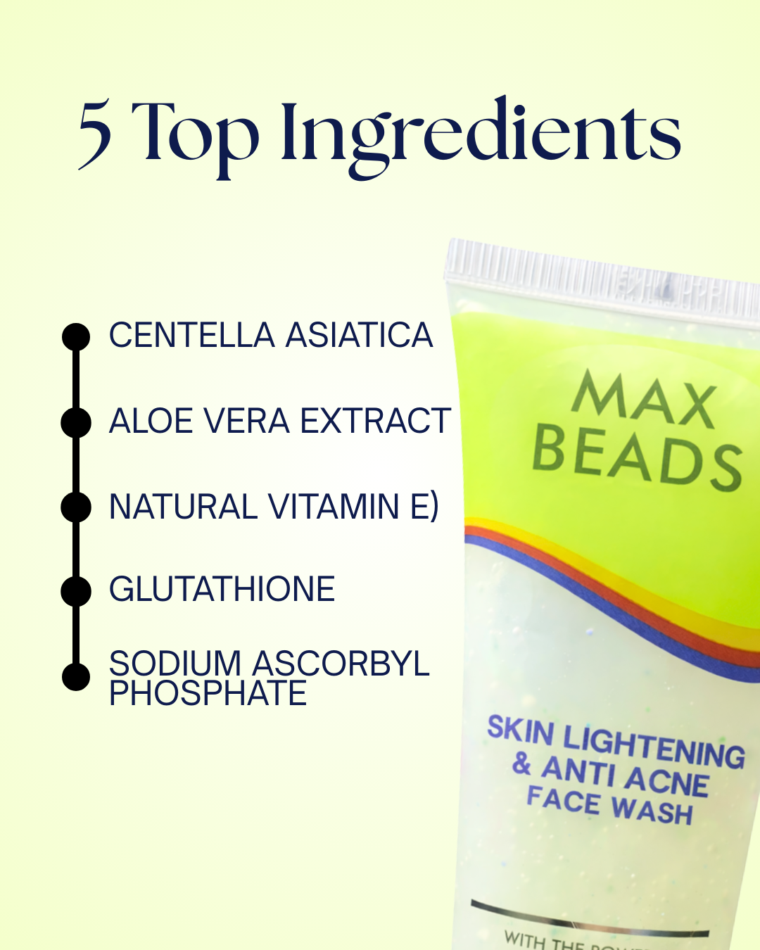 Max Beads - Anti Acne Face Wash