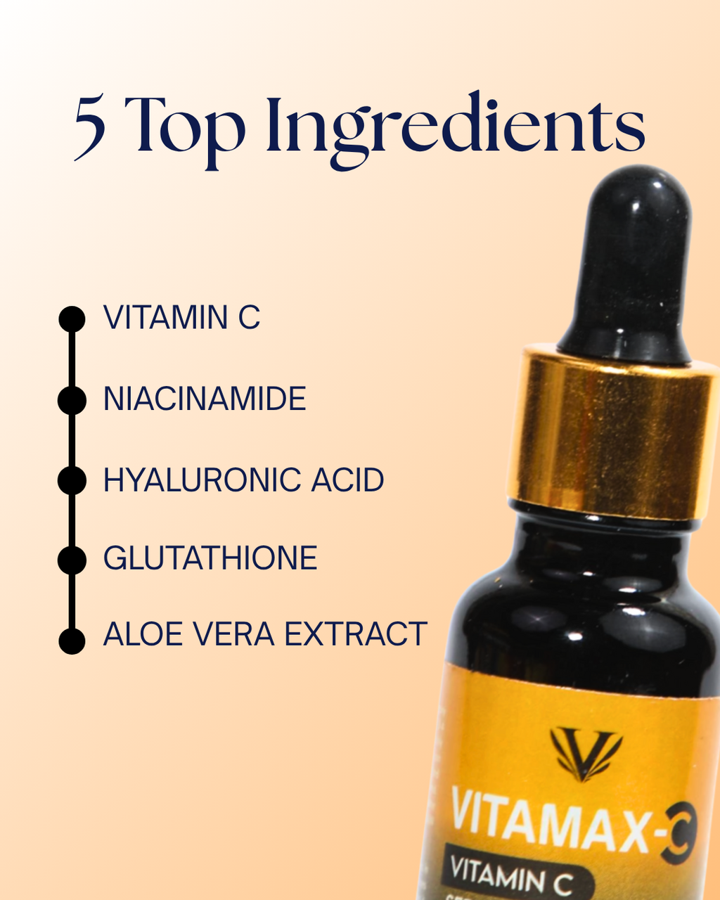 Vitamax-C Remove Dark Spots in 14 Days – Dermatologist Approved Vitamin C Formula