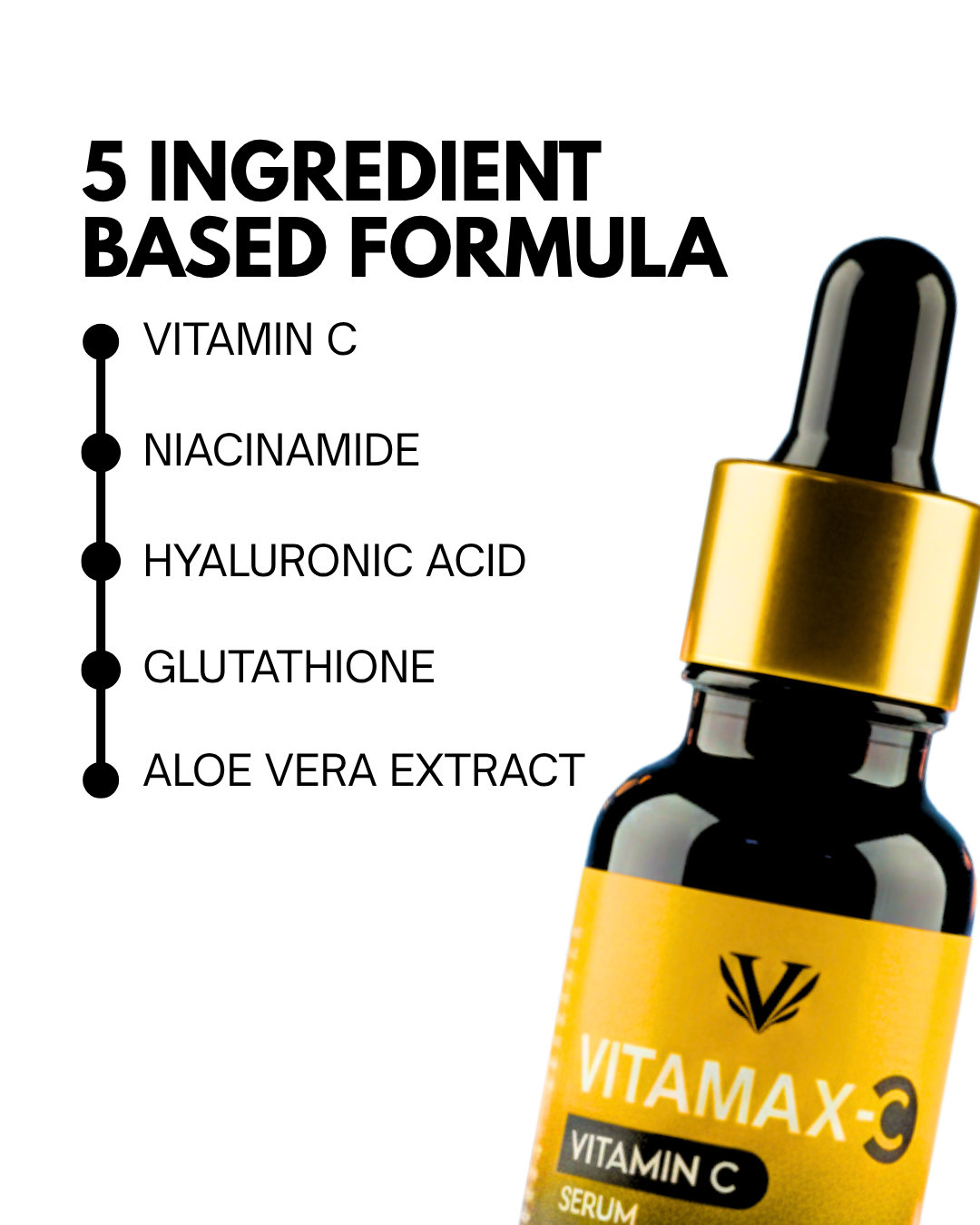 Vitamax-C Remove Dark Spots in 14 Days – Dermatologist Approved Vitamin C Formula