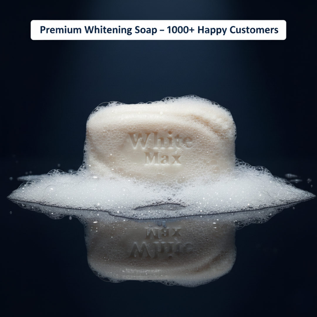 WhiteMax Whitening Soap – Glutathione & Niacinamide Formula | 7 Days Guaranteed Bright Skin