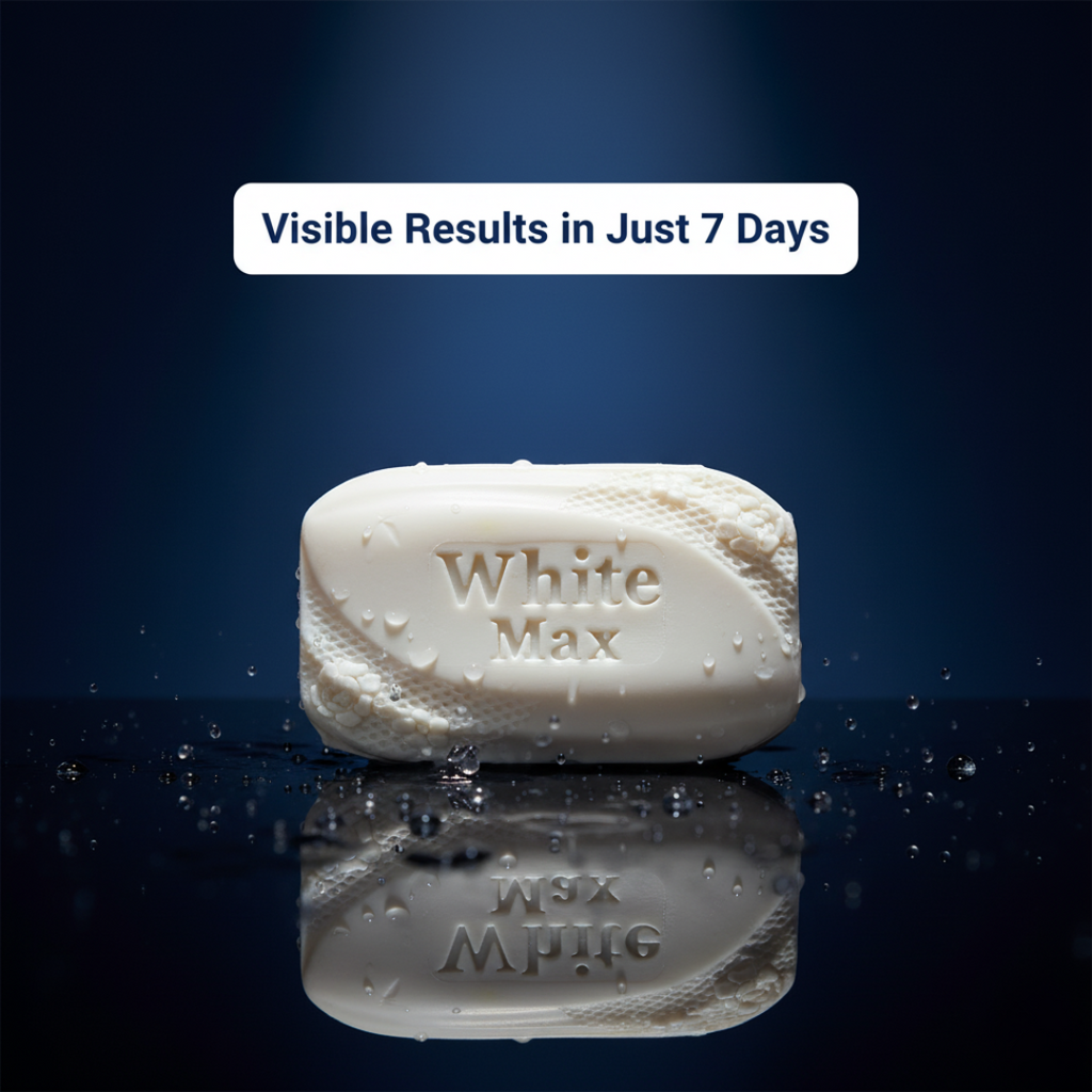 WhiteMax Whitening Soap – Glutathione & Niacinamide Formula | 7 Days Guaranteed Bright Skin