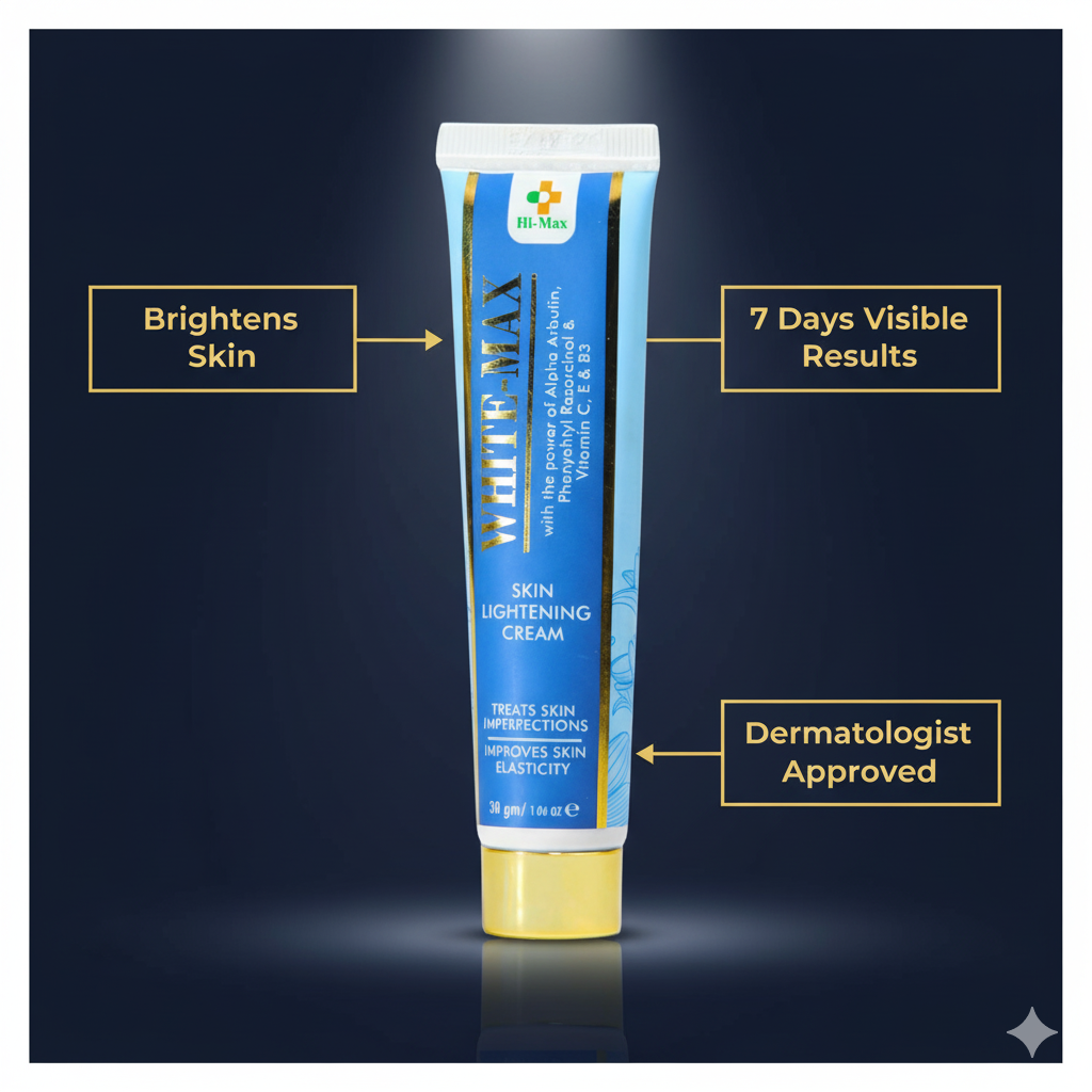 White Max - Whitening Cream + Free Whitening Soap