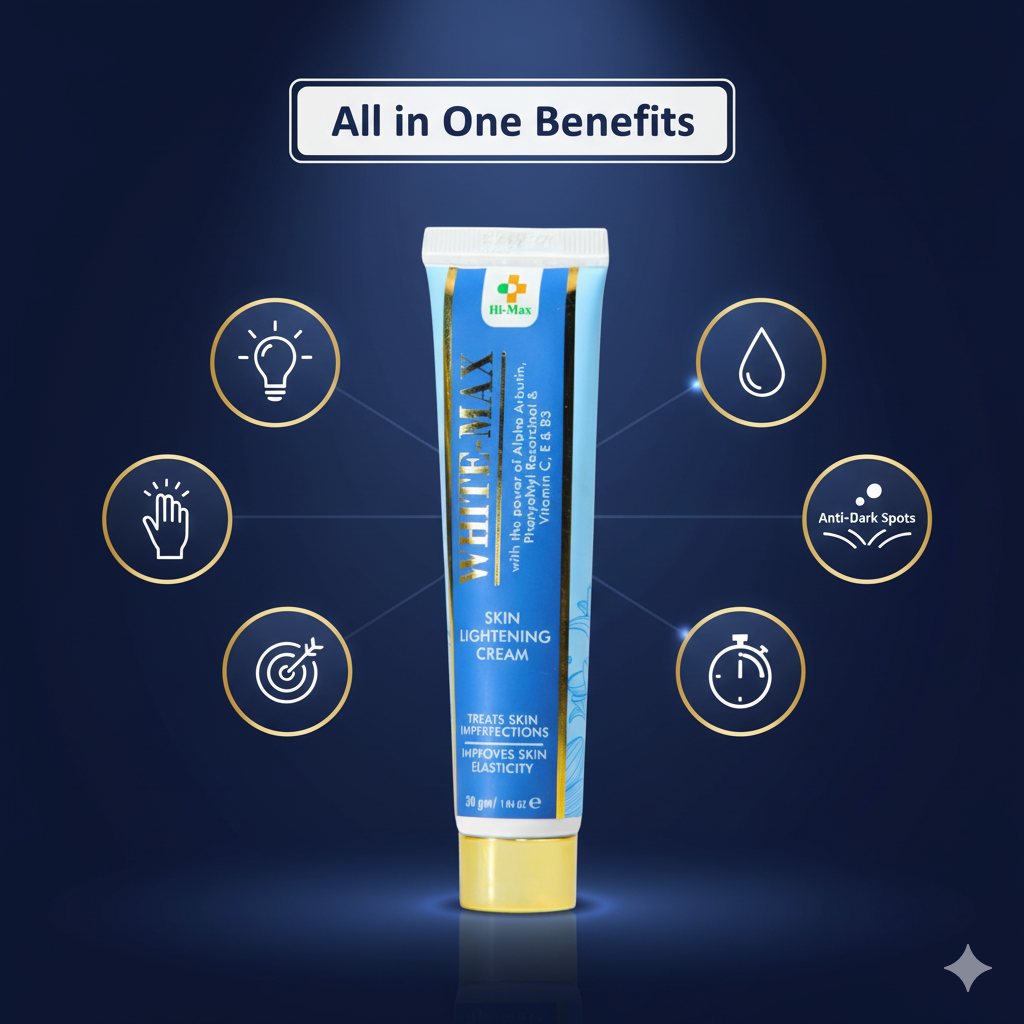 White Max - Whitening Cream + Free Whitening Soap